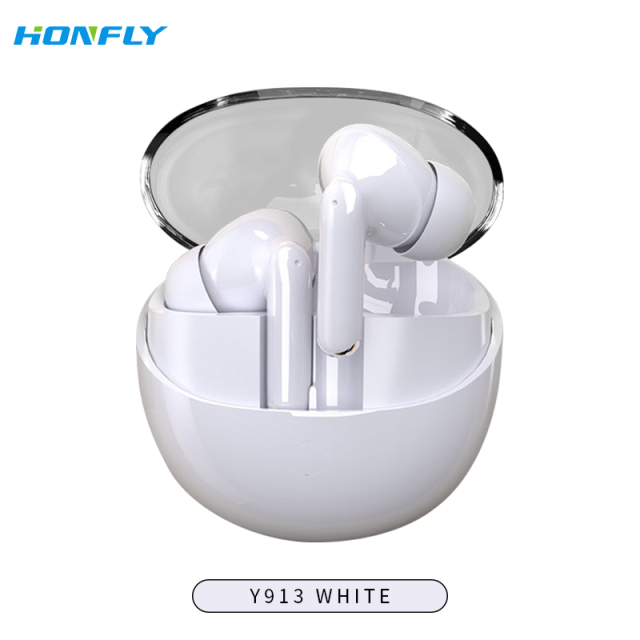 Honfly New Y913 Private Model Noise Canceling bluetooth headset Semi-in-Ear No Pain for Long-term Wearing True Wireless Headphones Wholesale