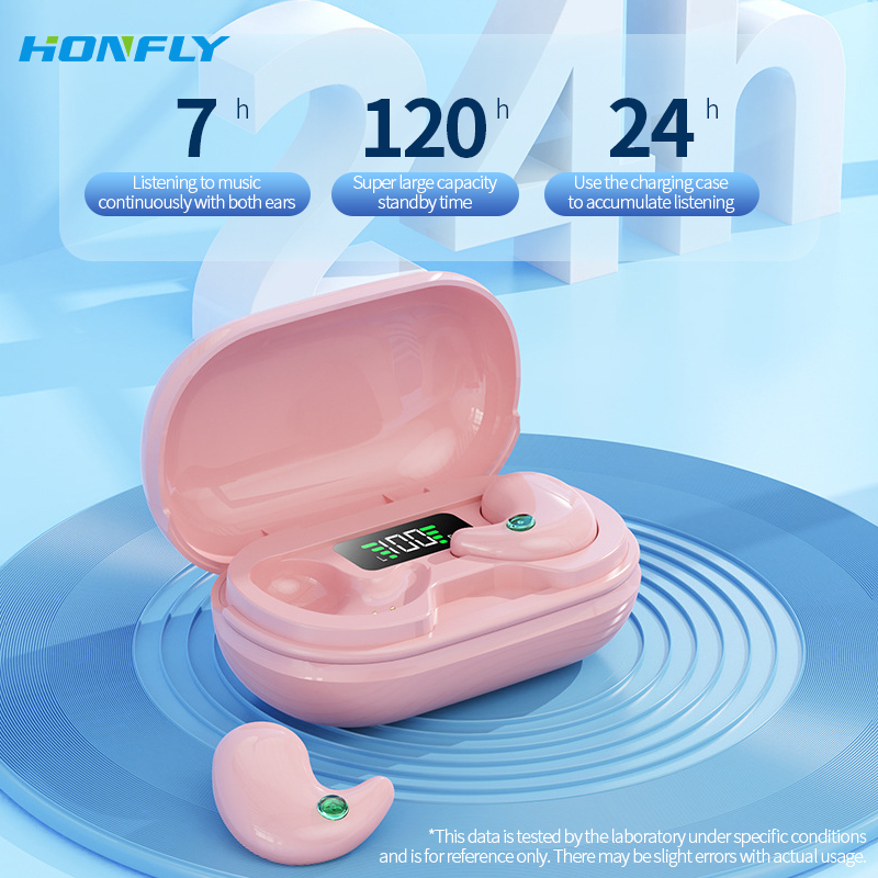 Honfly New M16 Sleep Headphones Intelligent Noise Reduction Invisible On-Ear Mini Compact Wireless Bluetooth headset Wholesale