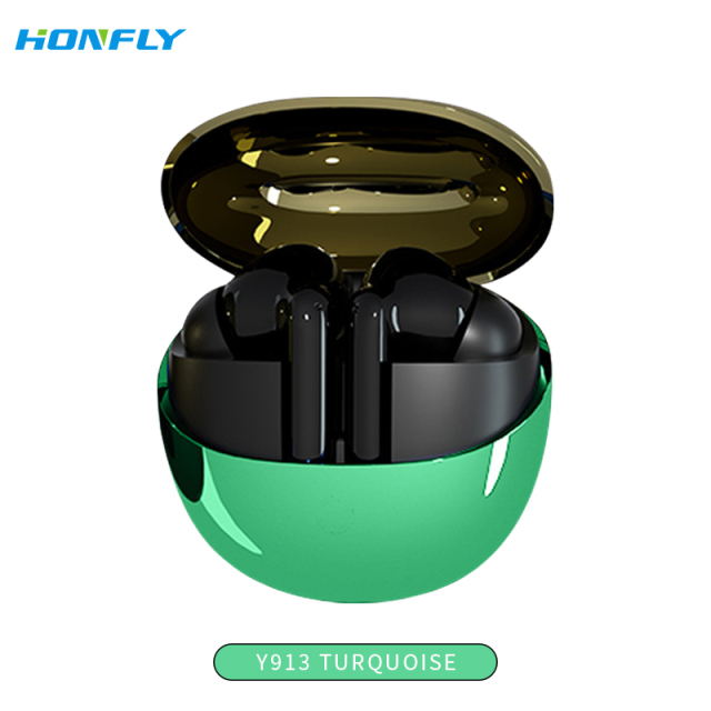 Honfly New Y913 Private Model Noise Canceling bluetooth headset Semi-in-Ear No Pain for Long-term Wearing True Wireless Headphones Wholesale