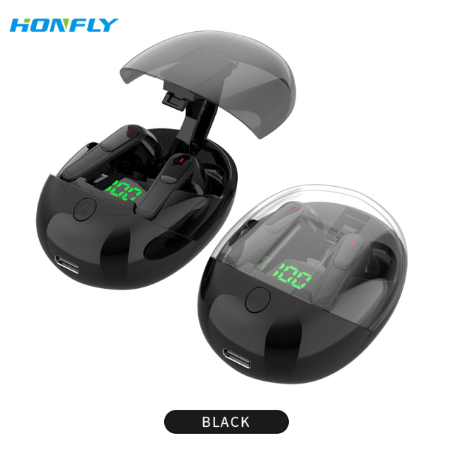 Honfly New 5.3 smart digital display Pro one in-ear tws bilateral stereo long-life Bluetooth headset