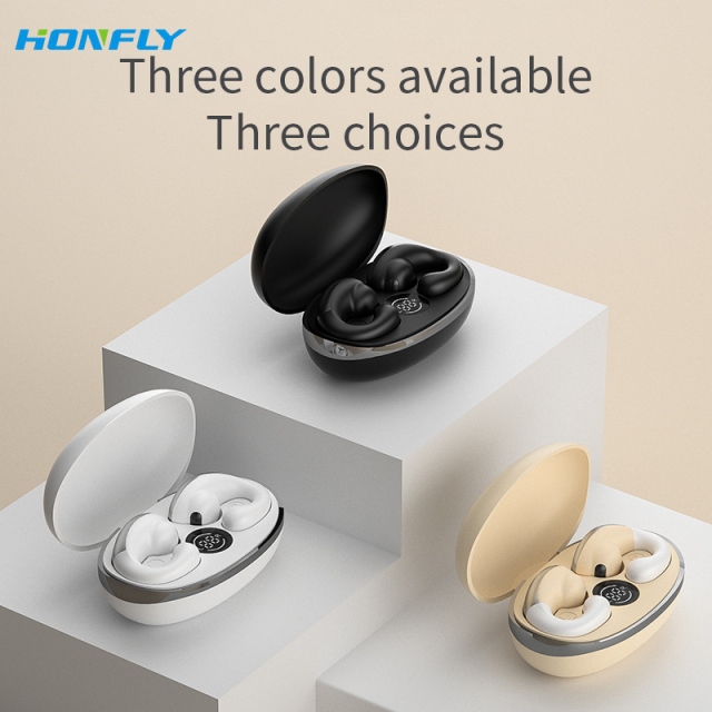 Honfly New hot selling non-in-ear clip-on bone conduction M7 wireless Bluetooth headset factory wholesale