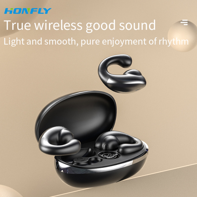 Honfly New hot selling non-in-ear clip-on bone conduction M7 wireless Bluetooth headset factory wholesale