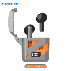 Honfly New mecha style GT02 in-ear Bluetooth headset wireless noise reduction hifi headset super long battery life bluetooth headset