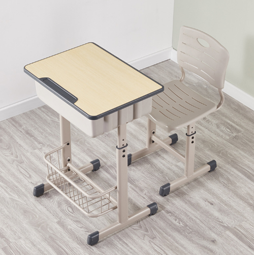 secondary school adjustable desk and chair