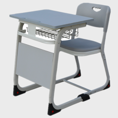 High school classsroom individual childern student desk and chair