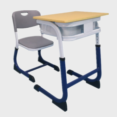 school single adjustable desk and chair set