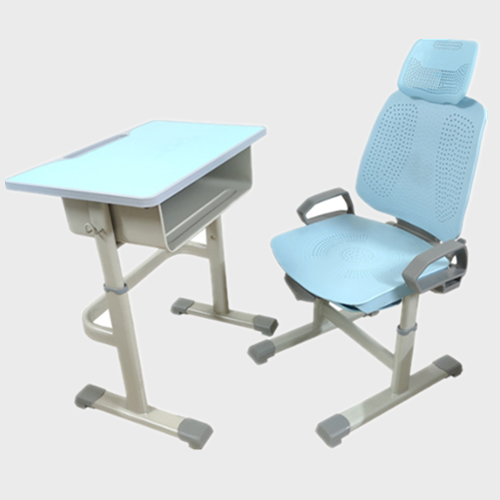 reclining resting school desks and chairs