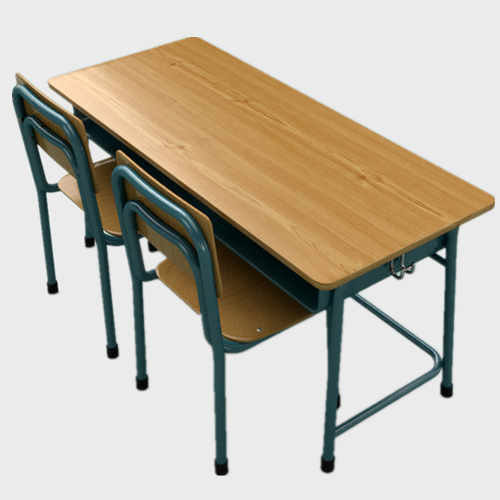 double desks and chairs for students