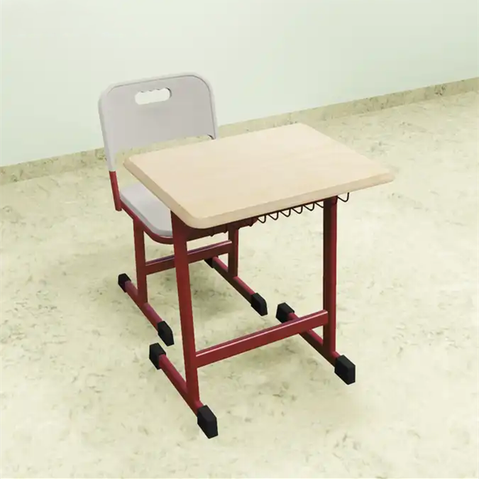 student single desk and chair set