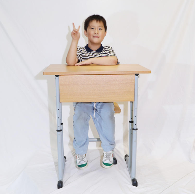 elementary school desk and chair