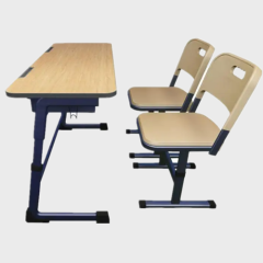 primary school double desk chair