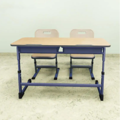 primary school double desk chair
