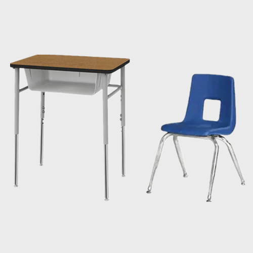 middle school desk and chair set