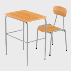 elementary school desk and chair set