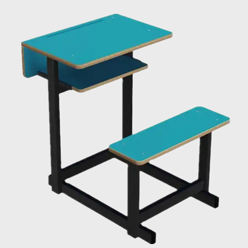 school desk with attached chair