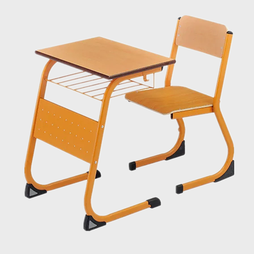 elementary school single desk and chair