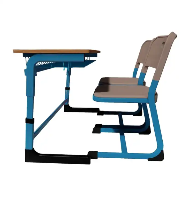 elementary school double desk and chair