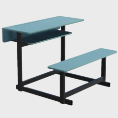 secondary school double desk and chair