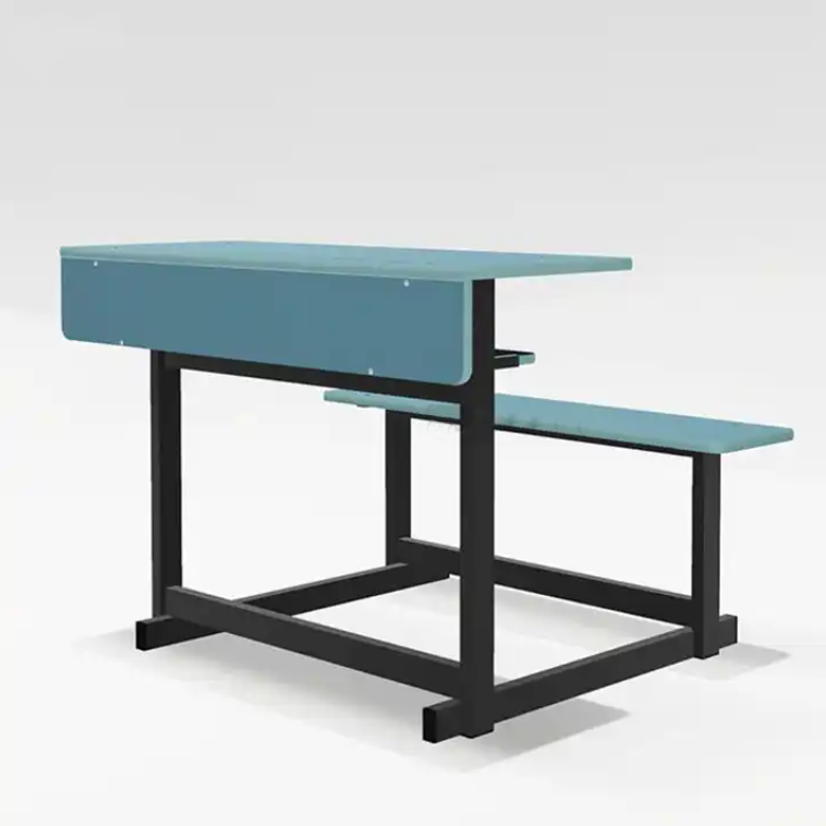 secondary school double desk and chair