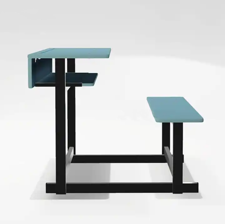 secondary school double desk and chair