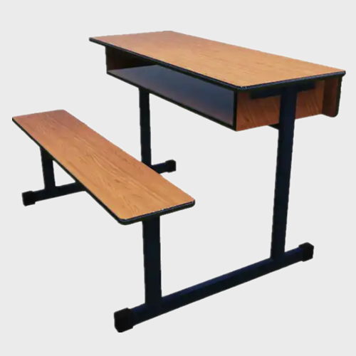 secondary school double desk and chair
