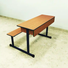 secondary school double desk and chair