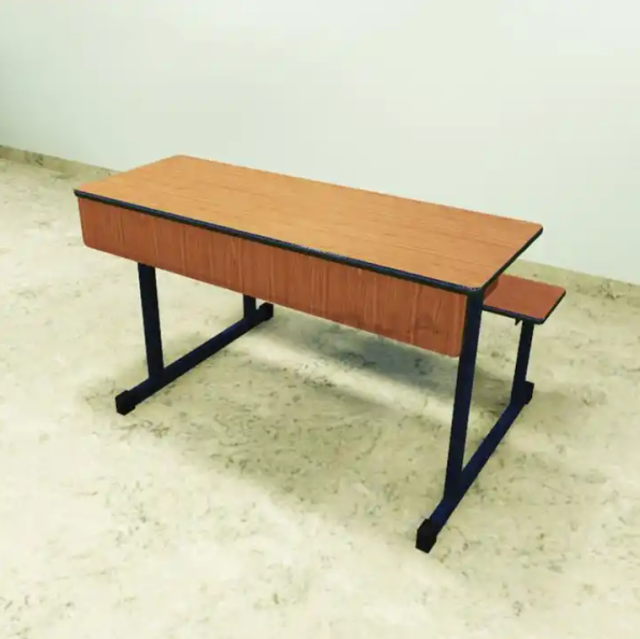 secondary school double desk and chair