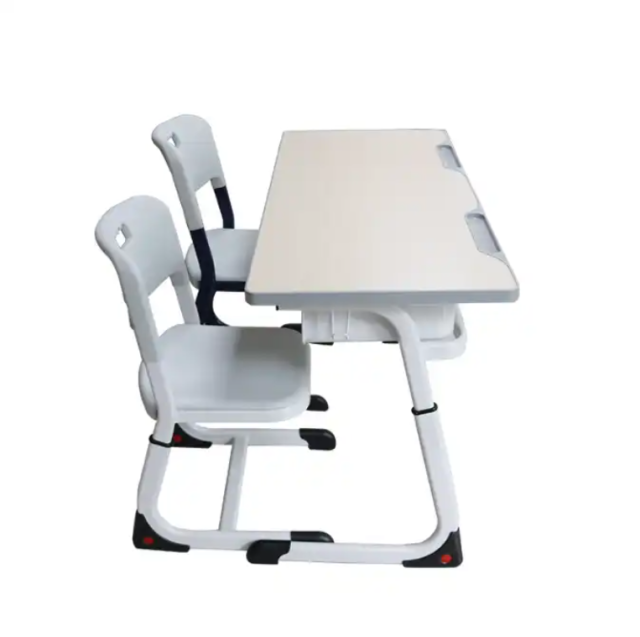 secondary school double desk and chair