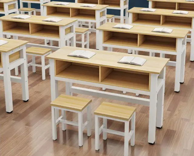 elementary school double student desk