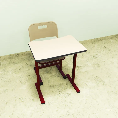 school single student desk chair set