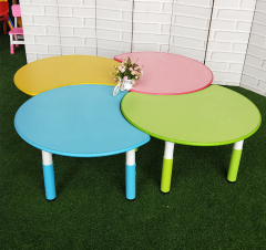 Adjustable kindergarten kids tables and chairs