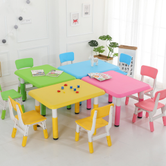nursery school children table and chair set