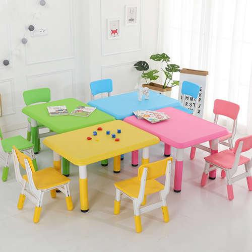 nursery school children table and chair set