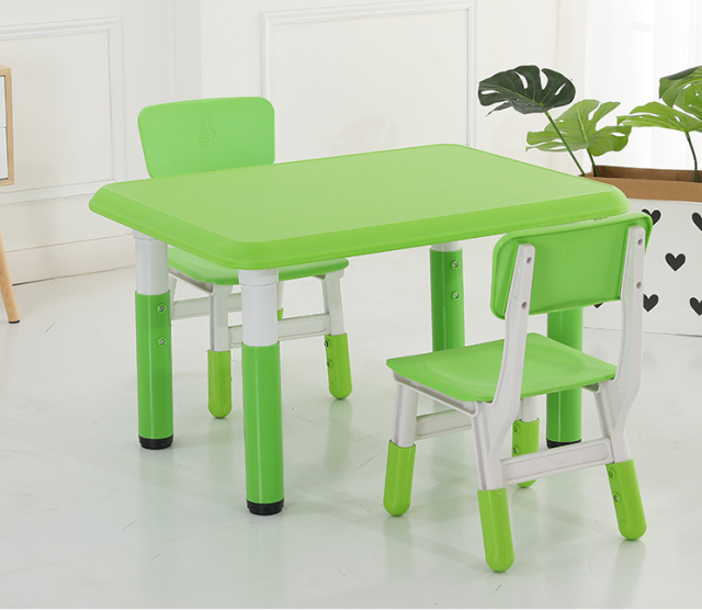 nursery school children table and chair set