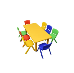 kindergarten school kids party table and chair set