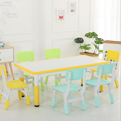 Kindergarten learning game table and chairs