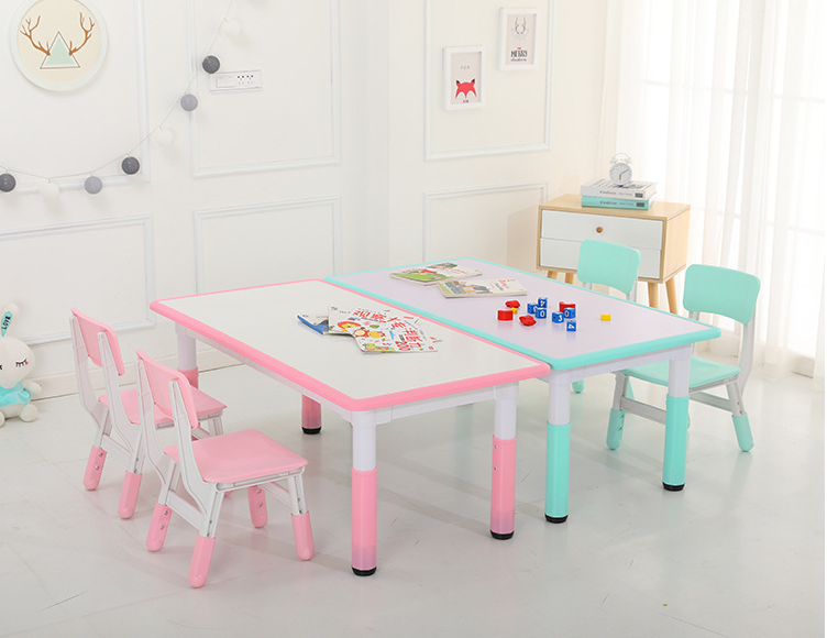 Kindergarten learning game table and chairs