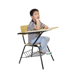 Plywood Classroom Student Chair with Writing Pad