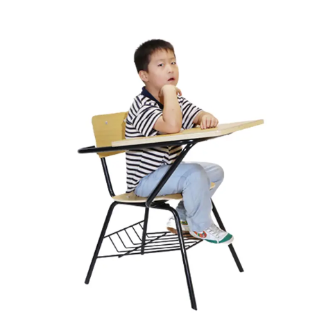 Plywood Classroom Student Chair with Writing Pad