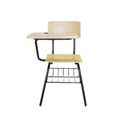Plywood Classroom Student Chair with Writing Pad