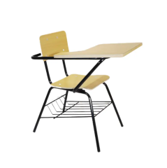 Plywood Classroom Student Chair with Writing Pad