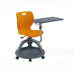 Classroom meeting chairs with writing boards