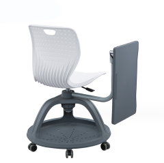 Classroom meeting chairs with writing boards
