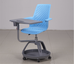 Mobile school conference room integrated table and chair