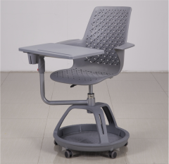 Mobile school conference room integrated table and chair