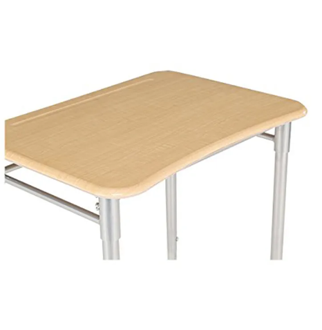 Wooden tabletop school children study desk