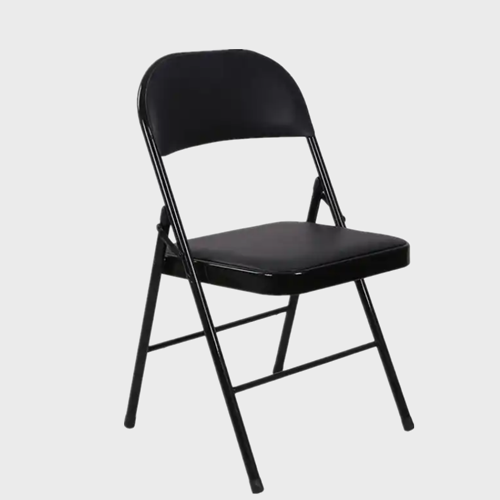 Cheap leather padded folding chair