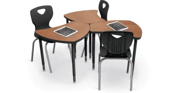 Single student collaborative study table