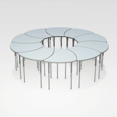 Customized Adjustable Student Petal Collaborative Classroom Table