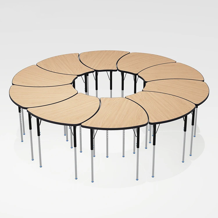 Customized Adjustable Student Petal Collaborative Classroom Table